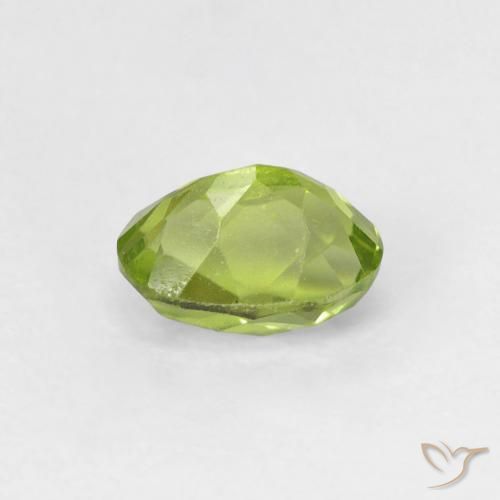 9,17 ctw natürlicher hellgrün Peridot, Oval, VVS-VS