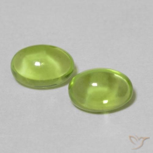1.14ctw Natürlicher gelblich-grün Peridot, Oval, Transparent