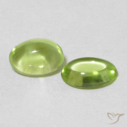 1.02 ct natürliche Lebendiges grün Peridot-Edelsteine, Oval, Transparent