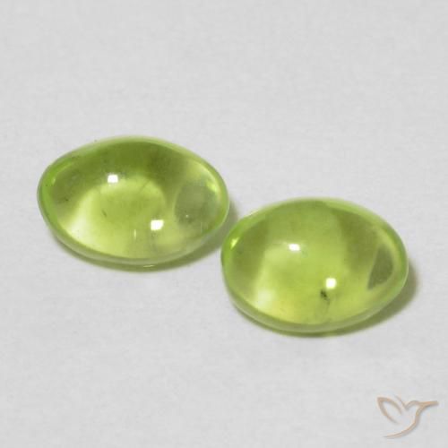 1.04ctw Natürlicher hellgrün Peridot, Oval, Transparent