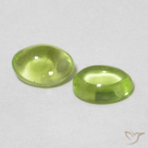 1.04 ct natürliche hellgrün Peridot-Edelsteine, Oval, Transparent