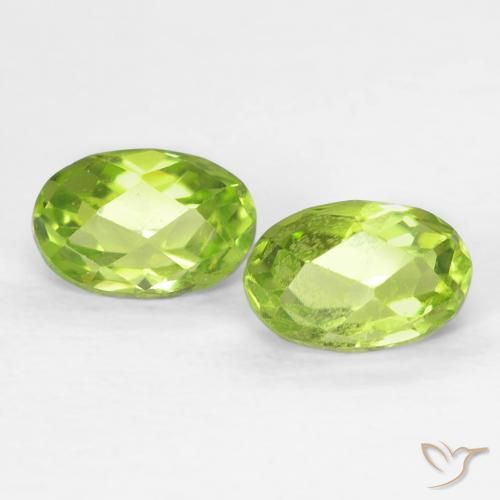 1.28ctw Natürlicher Lebendiges grün Peridot, Oval, VS