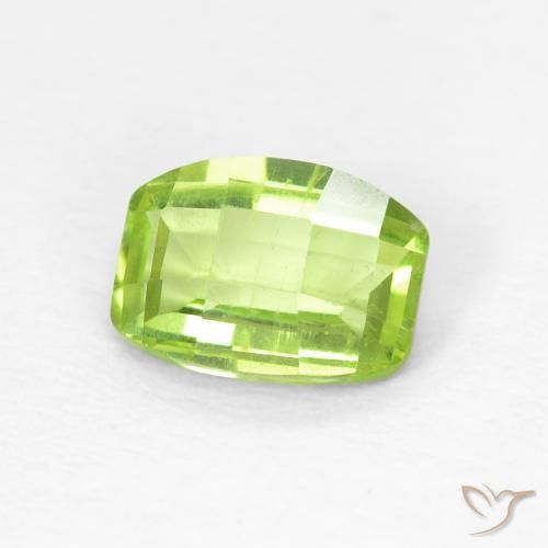 1.05ct Natürlicher Lebendiges grün Peridot, Kissen, VS