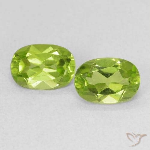 1.81ctw Natürlicher Mittelgrün Peridot, Oval, VS