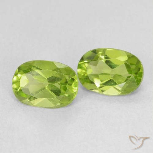 1.81 ct natürliche Mittelgrün Peridot-Edelsteine, Oval, VS
