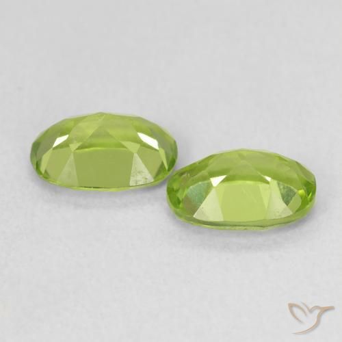 1.81 ct natürliche Mittelgrün Peridot-Edelsteine, Oval, VS