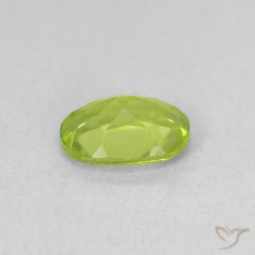 9,17 ctw natürlicher Lebendiges Gelbgrün Peridot, Oval, VVS-VS
