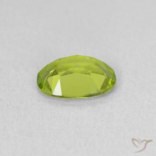 9,17 ctw natürlicher gelblich-grün Peridot, Oval, VVS-VS