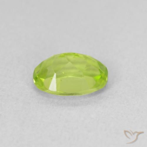 9,17 ctw natürlicher gelblich-grün Peridot, Oval, VVS-VS