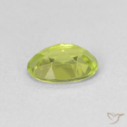9,17 ctw natürlicher Lebendiges Gelbgrün Peridot, Oval, VS