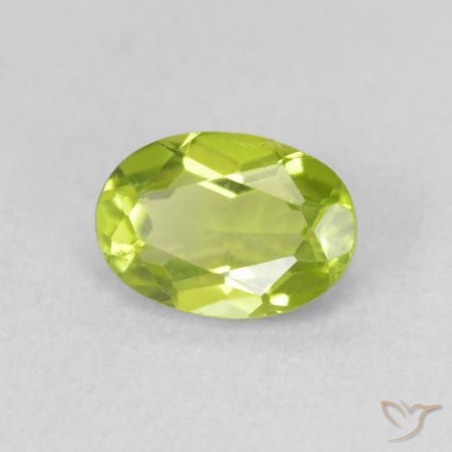 9,17 ctw natürlicher Mittelgrün Peridot, Oval, VS