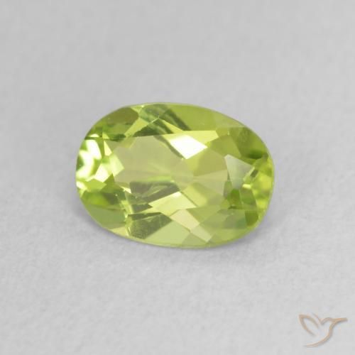9,17 ctw natürlicher hellgrün Peridot, Oval, VS