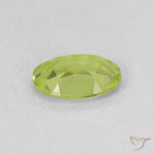 9,17 ctw natürlicher hellgrün Peridot, Oval, VS