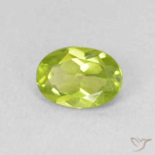9,17 ctw natürlicher hellgrün Peridot, Oval, VS
