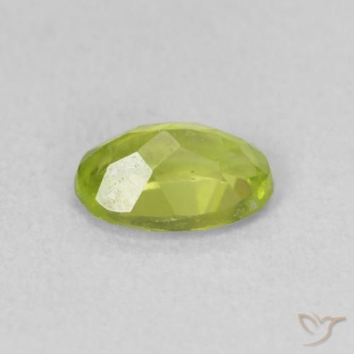 9,17 ctw natürlicher hellgrün Peridot, Oval, VS