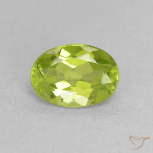0.95ct Natürlicher Mittelgrün Peridot, Oval, VS