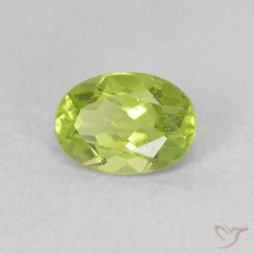 9,17 ctw natürlicher Mittelgrün Peridot, Oval, VS