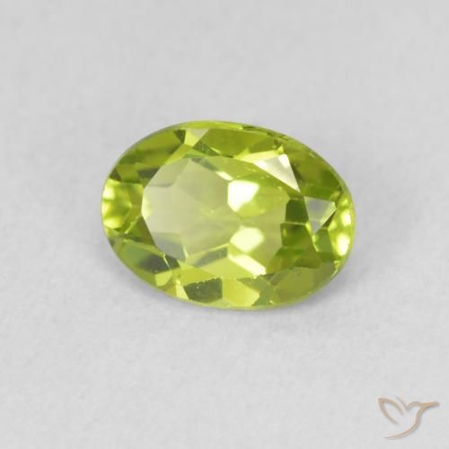 9,17 ctw natürlicher Mittelgrün Peridot, Oval, VS