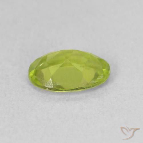 9,17 ctw natürlicher Lebendiges Gelbgrün Peridot, Oval, VS