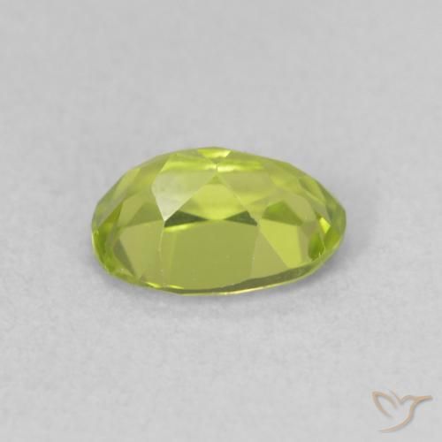9,17 ctw natürlicher Lebendiges Gelbgrün Peridot, Oval, VS