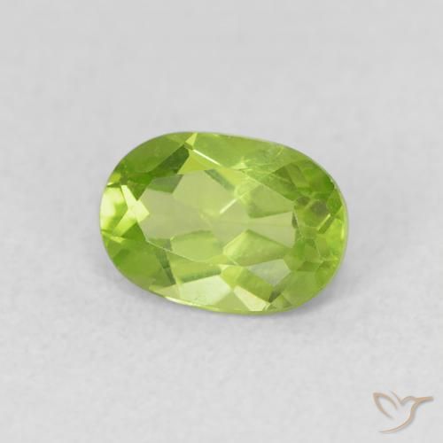 9,17 ctw natürlicher Mittelgrün Peridot, Oval, VS