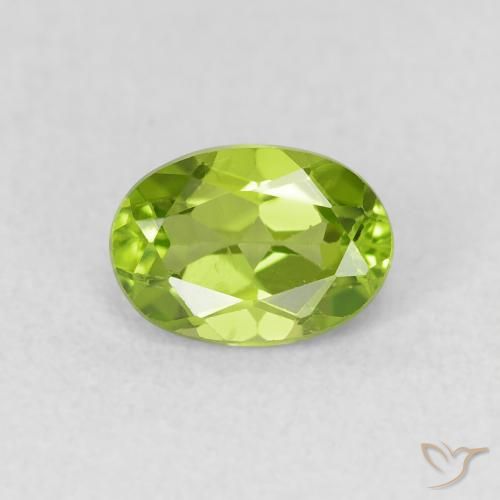 1.02ct Natürlicher Lebendiges grün Peridot, Oval, VS
