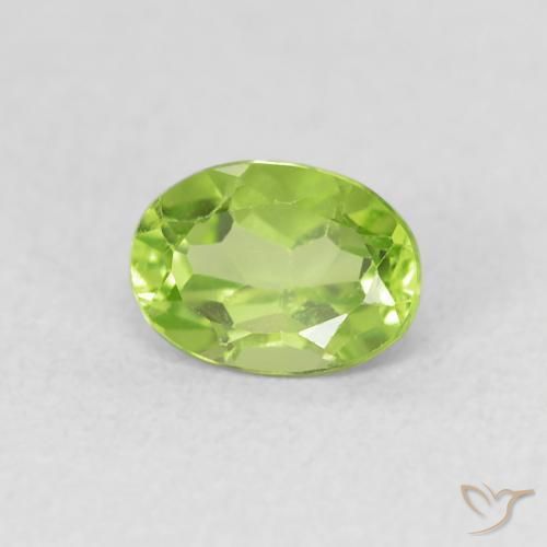 9,17 ctw natürlicher Medium Light-Green Peridot, Oval, VS