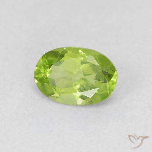 9,17 ctw natürlicher Lebendiges grün Peridot, Oval, VS