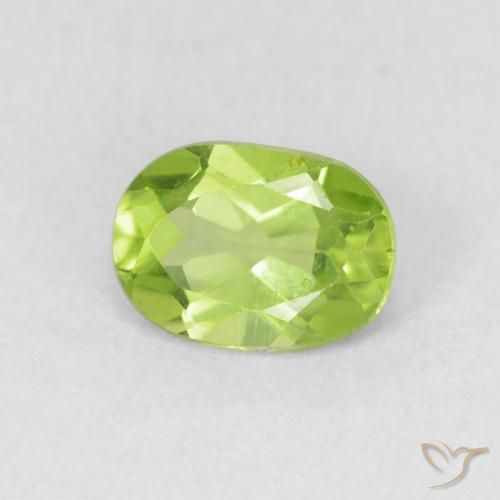 9,17 ctw natürlicher hellgrün Peridot, Oval, VS