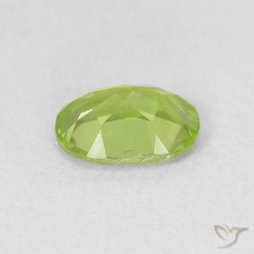 9,17 ctw natürlicher hellgrün Peridot, Oval, VS