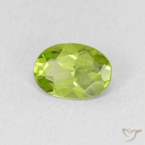 9,17 ctw natürlicher Mittelgrün Peridot, Oval, VS
