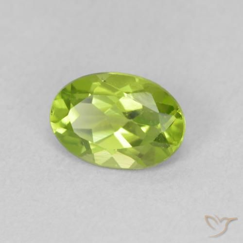 9,17 ctw natürlicher gelblich-grün Peridot, Oval, VS