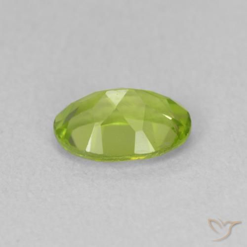 9,17 ctw natürlicher gelblich-grün Peridot, Oval, VS