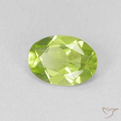 9,17 ctw natürlicher hellgrün Peridot, Oval, VS