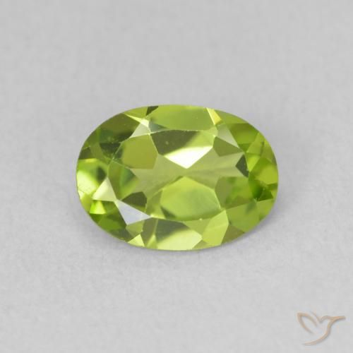 0.95ct Natürlicher Mittelgrün Peridot, Oval, VS