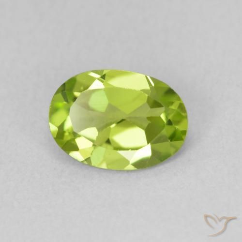 9,17 ctw natürlicher Mittelgrün Peridot, Oval, VS