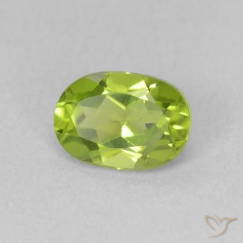 9,17 ctw natürlicher Mittelgrün Peridot, Oval, VS