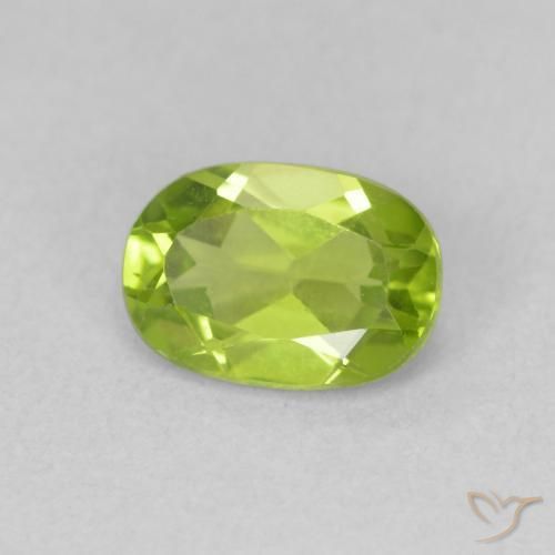 9,17 ctw natürlicher Mittelgrün Peridot, Oval, VS