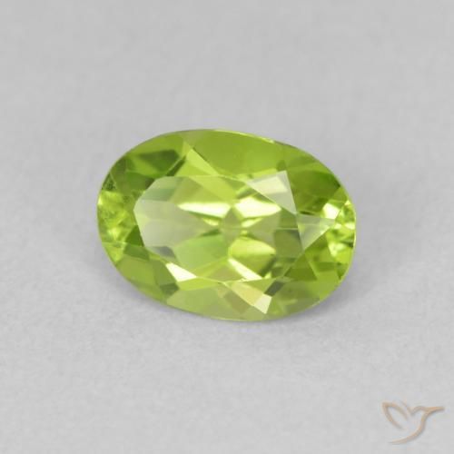 9,17 ctw natürlicher Lebendiges grün Peridot, Oval, VS
