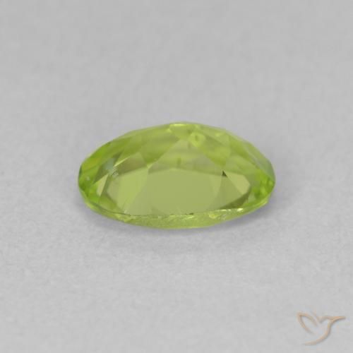 9,17 ctw natürlicher Lebendiges Gelbgrün Peridot, Oval, VS