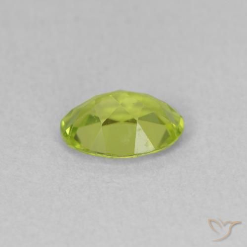 9,17 ctw natürlicher gelblich-grün Peridot, Oval, VVS-VS