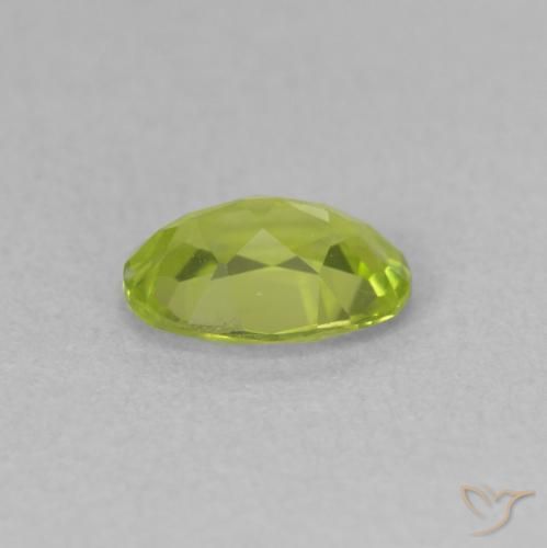 9,17 ctw natürlicher hellgrün Peridot, Oval, VVS-VS