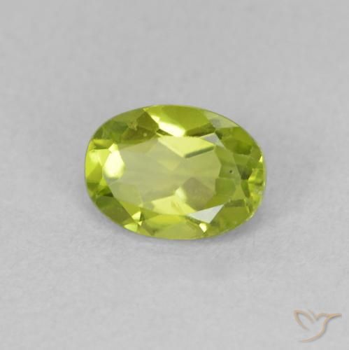 9,17 ctw natürlicher Lebendiges grün Peridot, Oval, VVS-VS