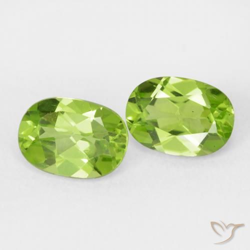 1.91 ct natürliche Mittelgrün Peridot-Edelsteine, Oval, VS