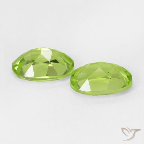 1.91 ct natürliche Mittelgrün Peridot-Edelsteine, Oval, VS