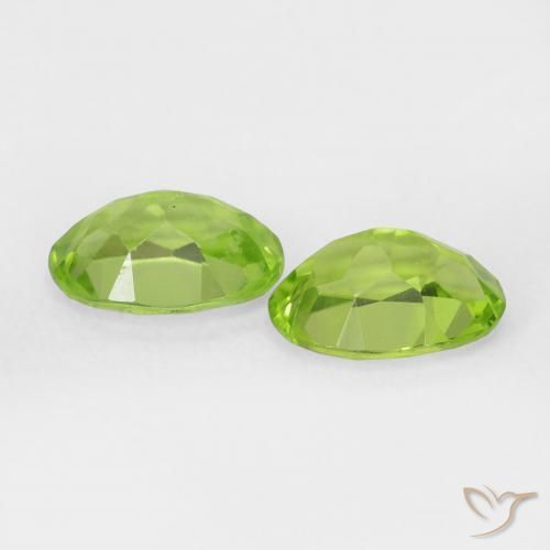1.62 ct natürliche Mittelgrün Peridot-Edelsteine, Oval, VS