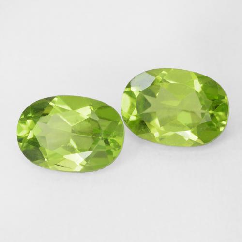 1.88 ct natürliche gelblich-grün Peridot-Edelsteine, Oval, VVS-VS