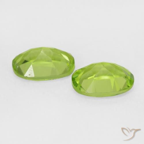 1.89 ct natürliche Lebendiges grün Peridot-Edelsteine, Oval, VVS-VS
