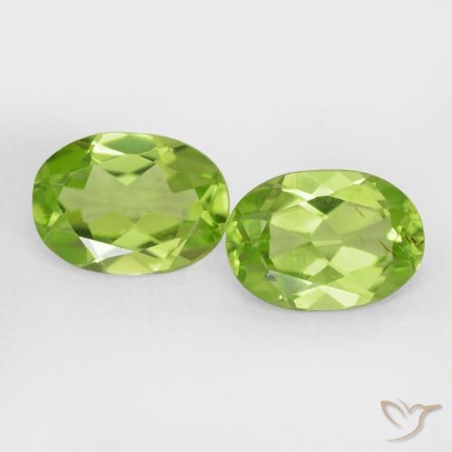 1.64ctw Natürlicher Lebendiges grün Peridot, Oval, VS
