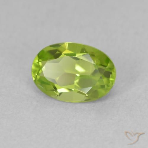 9,17 ctw natürlicher Lebendiges grün Peridot, Oval, VS